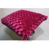 TESCO Rose Faux Fur Cushion Berry Декоративна възглавница